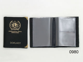 Leather case for identity papers